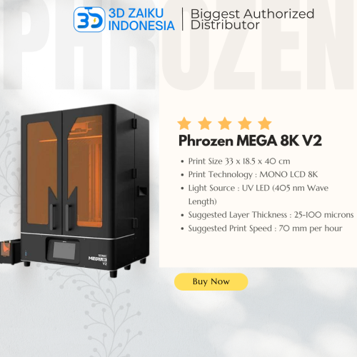 Original Phrozen MEGA 8K V2 Mono LCD Resin 3D Printer Ultra Big Size